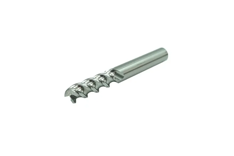 Cylindrical metal drill bit with spiraled flutes and a straight shank